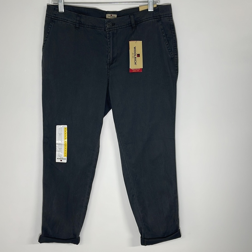 Woolrich Sunday Chino Pants Gray Sz 8 NWT